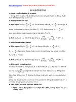 OXY   BA ĐƯỜNG CÔNIC (lý thuyết + bài tập ứng dụng có lời giải)   file word 
