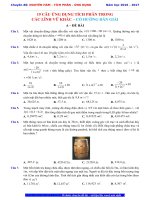 TÍCH PHÂN   19 câu ỨNG DỤNG TÍCH PHÂN TRONG các LĨNH vữ KHÁC – có HƯỚNG dẫn GIẢI 