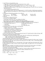 De cuong on tap mon hoa 11 hay