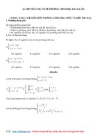 PHƯƠNG TRÌNH   một số ví dụ về hệ PHƯƠNG TRÌNH bậc HAI HAI ẩn (lý thuyết + bài tập ứng dụng) file word 
