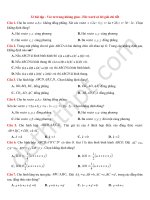 32 bài tập   véc tơ trong không gian   file word có lời giải chi tiết 