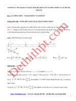 Nhận diện hàm số qua bảng biến thiên   file word có đáp án 