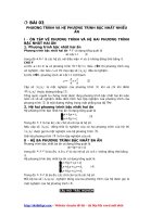 3  10 bài tập   PHƯƠNG TRÌNH và hệ PHƯƠNG TRÌNH bậc NHẤT NHIỀU ẩn   file word có lời giải chi tiết 