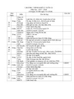 Chương trình khối 5 (tuần 33) 