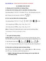 OXY   KHOẢNG CÁCH và góc (lý thuyết + bài tập ứng dụng có lời giải)   file word 