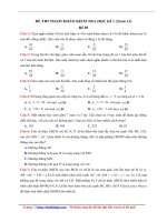 ĐỀ THI THAM KHẢO KIỂM TRA học kì 1 (toán 11)   đề 05   file word có lời giải chi tiết 