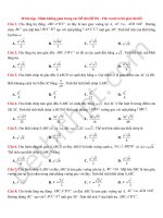 30 bài tập   hình không gian trong các đề thi (đề 03)   file word có lời giải chi tiết 