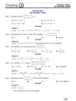 50 câu hỏi trắc nghiệm toán chương 3   lớp 10   PHƯƠNG TRÌNH và hệ PHƯƠNG TRÌNH   hệ phương trình   file word có lời giải chi tiết 