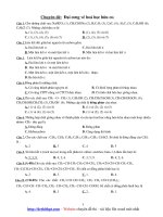 Bài tập ôn tập chương 4   đại cương hóa học hữu cơ (p2)   file word 