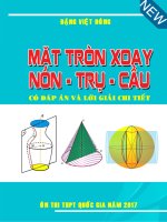 Chuyên đề mặt TRÒN XOAY   đặng việt đông   file word 