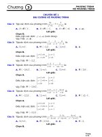 50 câu hỏi trắc nghiệm toán chương 3   lớp 10   PHƯƠNG TRÌNH và hệ PHƯƠNG TRÌNH   đại cương về phương trình   file word có lời giải chi tiết 