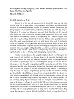 Thuc trang xay dung Nông thôn mới tại huyen Thanh Chuong, tinh Nghe An