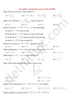 Đề mẫu kiểm tra học kì 1 lớp 10 (đề 03)   file word có lời giải chi tiết 