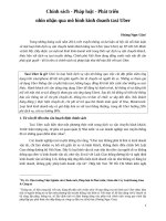 Chính sách  Pháp luật  Phát triển nhìn nhận qua mô hình kinh doanh taxi Uber