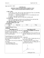 Giáo án giảng dạy chuẩn theo chương trình bộ GD đt   hình học 12 cơ bản   chương III    file word doc 