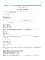 Van de 3 vị TRÍ TƯƠNG đối 