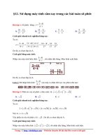 12  SDMTCT trong các bài toán số phức 