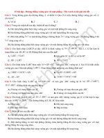 35 bài tập   đường thẳng vuông góc với mặt phẳng   file word có lời giải chi tiết 