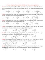 17 bài tập   mặt cầu, hình cầu, khối cầu (phần 3)   file word có lời giải chi tiết 