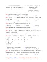 54  đề thi thử THPTQG năm 2018   môn toán   THPT nguyễn viết xuân – vĩnh phúc   lần 1   file word có lời giải chi tiết 