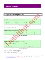 Câu hỏi trắc nghiệm môn toán 12   chương 2   hàm số mũ và logarit   phương trình mũ   file word có lời giải chi tiết 