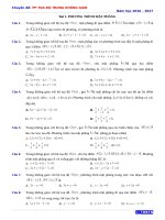 OXY   168 bài tập PHƯƠNG TRÌNH mặt PHẲNG   có HƯỚNG dẫn GIẢI 