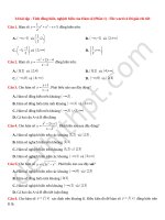 34 bài tập   tính đồng biến  nghịch biến của hàm số (phần 1)   file word có lời giải chi tiết 