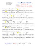 Khối đa diện và thể tích hình đa diện   đề số 03 kiểm tra định kỳ   thầy giáo lê bá bảo   file word doc 