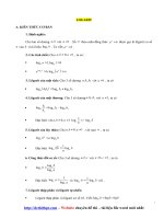 Bài tập trắc nghiệm chuyên đề   mũ và logarit   LOGARIT   file word có lời giải chi tiết 