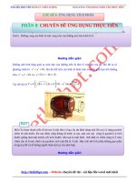 Ứng dụng tích phân để giải bài toán thực tiễn   file word có lời giải chi tiết doc 