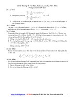 Đề thi HSG lớp 10, vĩnh phúc, hệ chuyên, năm học 2012 – 2013 