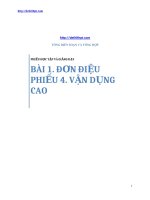 ỨNG DỤNG đạo hàm   PHIẾU ôn tập và GIẢNG dạy   bài 1  đơn điệu   PHIẾU 4  vận DỤNG CAO 