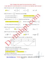 180 câu bài tập trắc nghiệm ứng dụng đạo hàm (phần 1)   file word có đáp án 