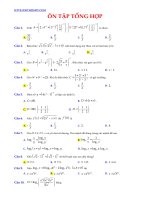 LOGARIT  ôn tập TỔNG hợp (lý thuyết + bài tập vận dụng có lời giải) 