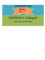THỐNG kê   bài giảng lý thuyết, dạng bài, bài tập vận dụng   file word 