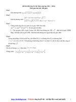 Đề thi HSG lớp 10, hà tĩnh, năm học 2013 – 2014 