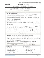 LOGARIT c2  lũy THỪA (lý thuyết + bài tập vận dụng có lời giải) 