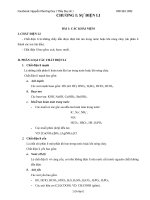 Giáo án chuẩn   chương 1 sự điện li 