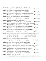 BẤT ĐĂNG THỨC   392 bài tập TRẮC NGHIỆM FILE WORD 