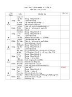 Chương trình khối 5 (tuần 28) 