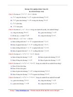 6  27 bài tập   hàm số bậc hai   file word có lời giải chi tiết 