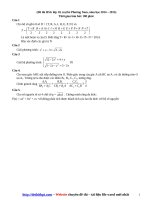 Đề thi HSG lớp 10, trại hè phương nam, năm học 2014 – 2015 