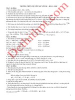 Đề thi olympic truyền thống 30 4 môn hóa học lớp 10   năm 2016   THPT chuyên nguyễn du, đaklak   file word có lời giải 