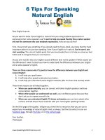 6 tips for speaking natural english speak english with vanessa