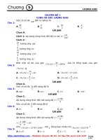 10  TN chương 5   lớp 10   CÔNG THỨC LƯỢNG GIÁC   cung và góc lượng giác 