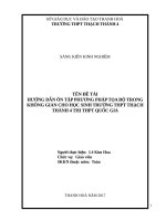 Toan THPT   le kim hoa   THPT thach thanh 4   thach thanh 