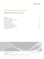 Hệ thống giải trình tự iSeq 100 Hướng dẫn chuẩn bị khu vực làm việc