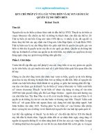 Quy Chế Pháp Lý Của Các Vùng Biển Và Sự Suy Giảm Các Quyền Tự Do Trên Biển – Helmeet Tuerk