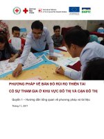 PHƯƠNG PHÁP VẼ BẢN ĐỒ RỦI RO THIÊN TAI CÓ SỰ THAM GIA Ở KHU VỰC ĐÔ THỊ VÀ CẬN ĐÔ THỊ