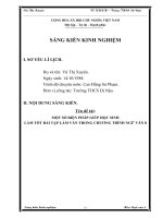 sáng kiến kinh nghiệm mon ngu van 8